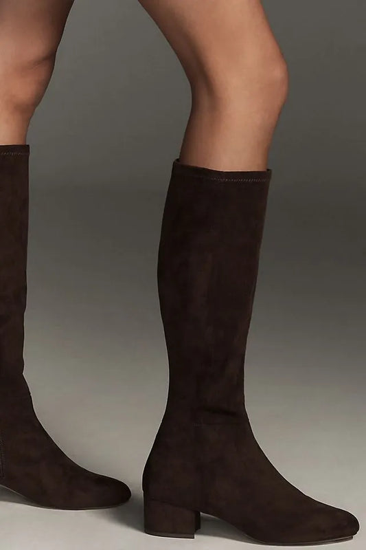 Silent D Block-Heel Knee-High Boots