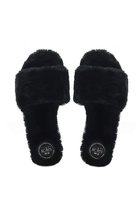 Solei Sea Averie Faux Fur Slippers