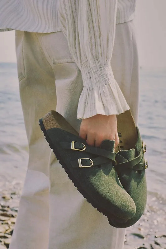 Birkenstock Blair Suede Clogs