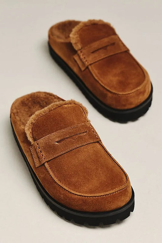 Bibi Lou Platform Loafer Mules