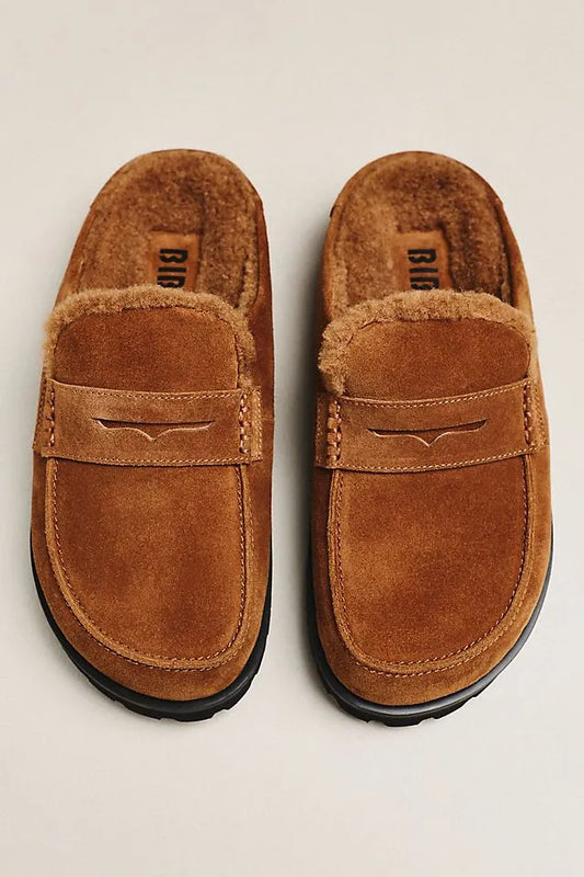 Bibi Lou Platform Loafer Mules