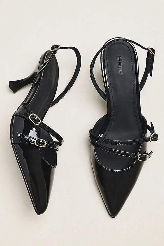 ALOHAS Joelle Slingback Heels