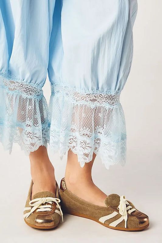Bibi Lou Lace-Up Sneaker Flats