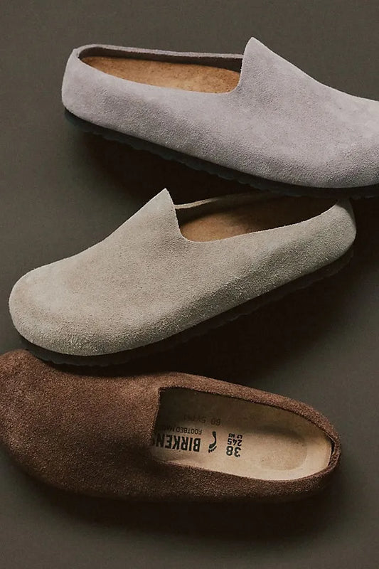 Birkenstock Amsterdam Suede Clogs