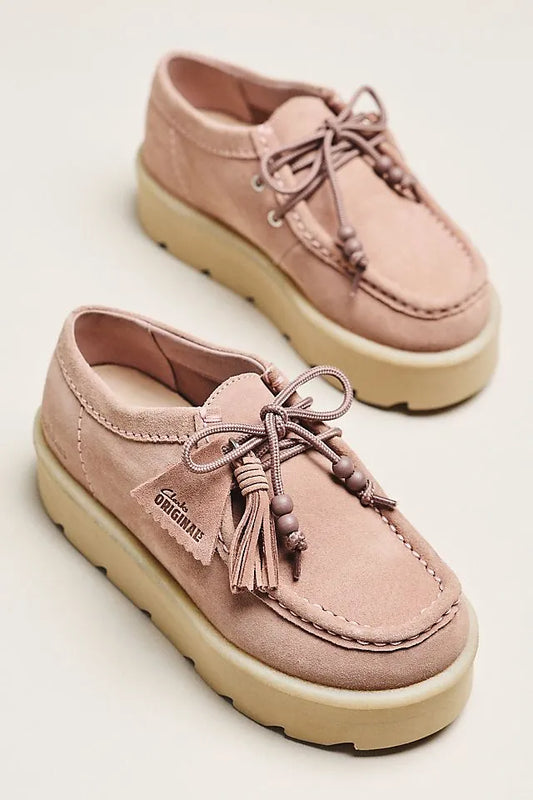 Clarks Meare Walla Moccasin Platforms