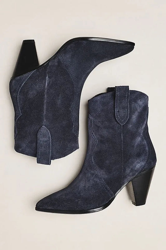 By Anthropologie Western Ankle Boots