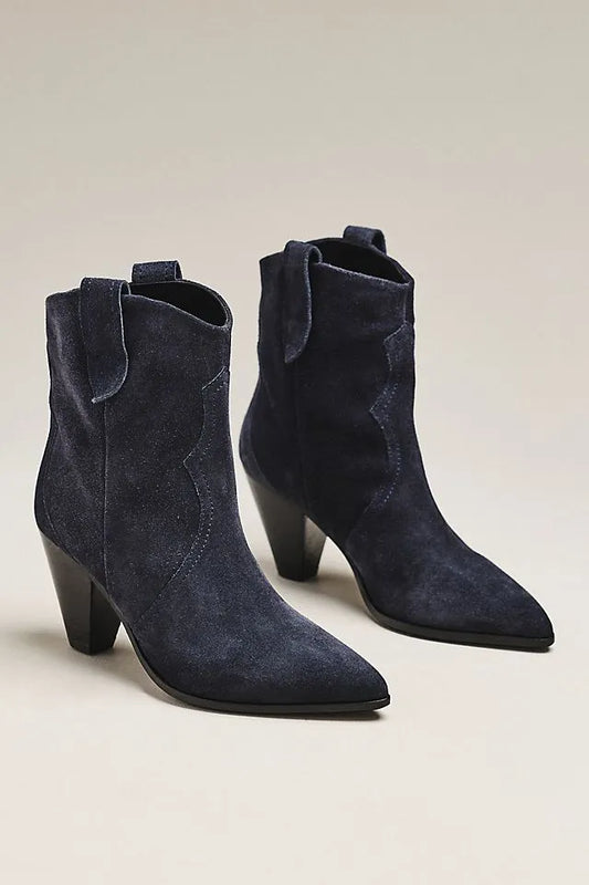 By Anthropologie Western Ankle Boots