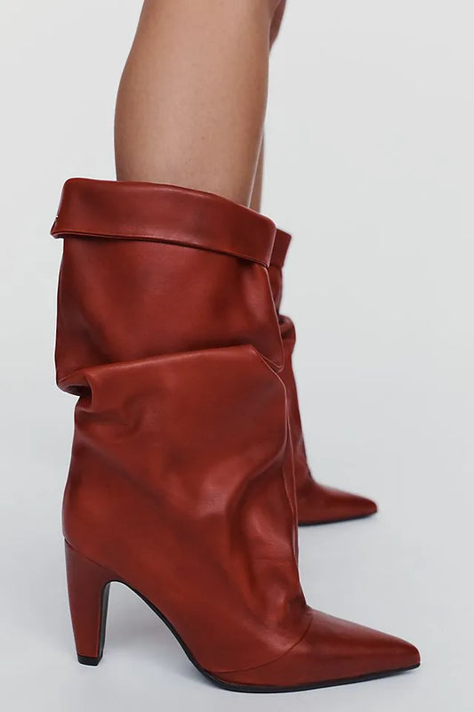 Bronx Low-Jadey Scrunch Boots