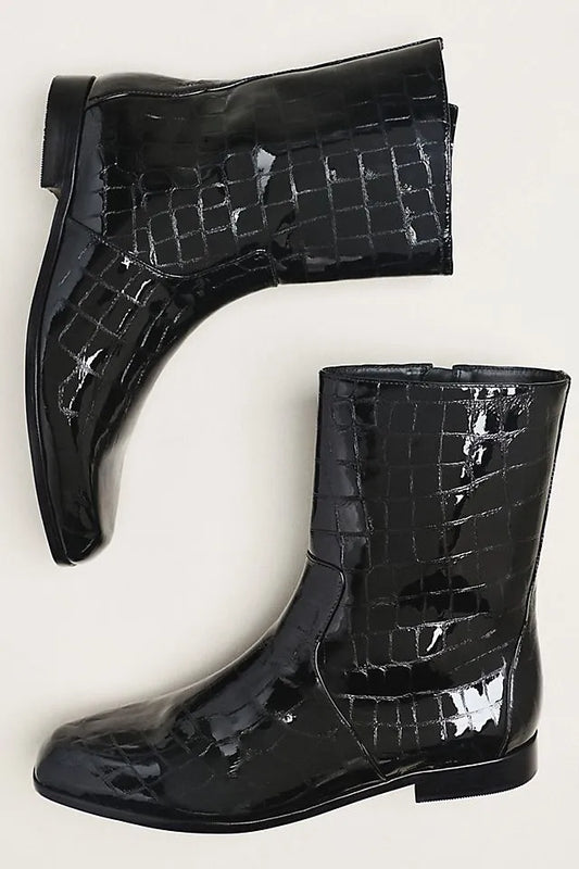 Black Suede Studio Aries Boots