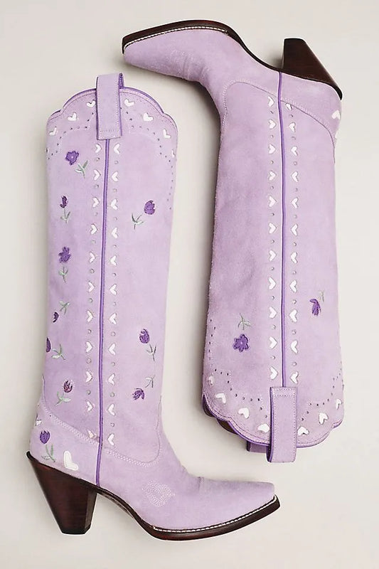 Besita Boots Flora Stitched Boots