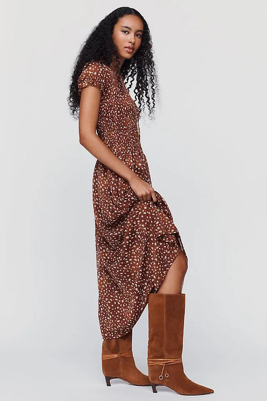 By Anthropologie Tall Wrapped Ring Boots